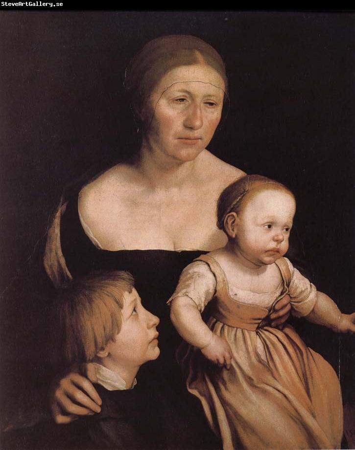 Hans Holbein The artist s wife abuse